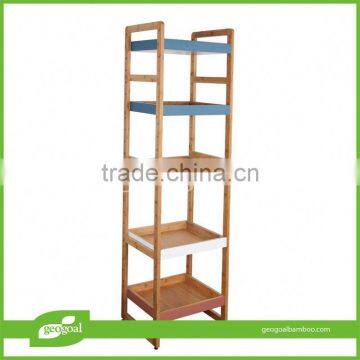 eco-friendly shelving systems/bamboo 5 tier eco-friendly shelving unit