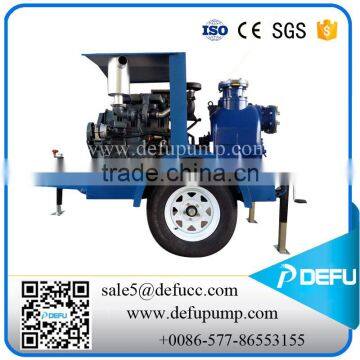 Defu Brand diesel engine driven self-priming clarified water pump