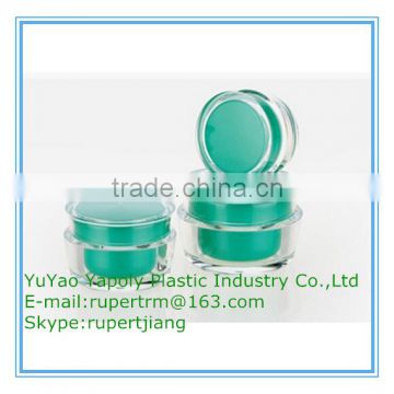 acrylic cosmetics cream empty jar