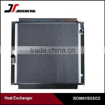 aluminum air cooled excavator radiator in stock