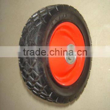 6"x 1.5" small rubber wheel for recycle bin