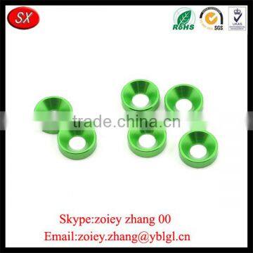 Guangdong Province Custom Precisioon Colorful Anodized Aluminum Cone Washer photo-3