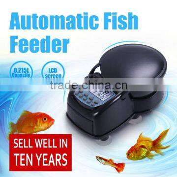 Household automatic fish feeder aquarium