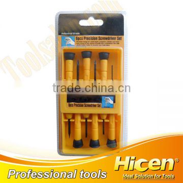 6pcs Precision Screwdrivers Set In Plastic Box