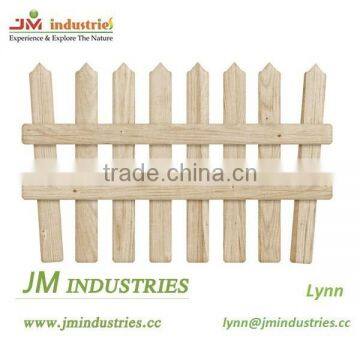 wooden fence for gardening