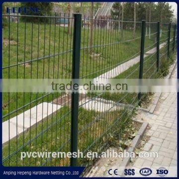 Steel wire double wire mesh fence/double fence for sales