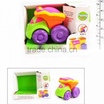 Baby fun toys Educational free wheel toy train with tools