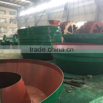 Gold Selecting Machine 1200 Wet Pan Mill For Gold China