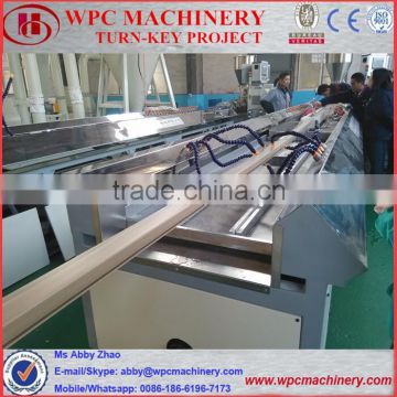 New type high output wood recycle machine/pvc profile extrusion machinery