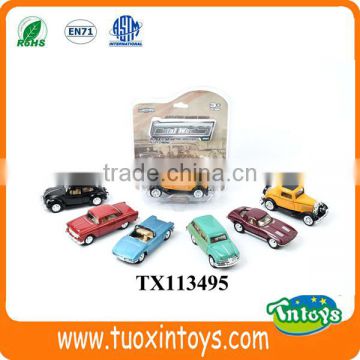 1:32 Retro Diecast Model Wecker 6 Different Styles Pull Back Metal Car Model