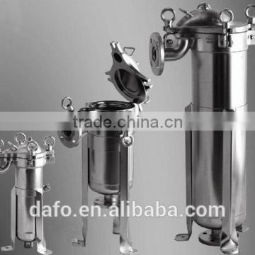 industrial stainless steel waste water bag filter/water purifier