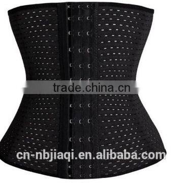 Women's Latex Underbust Corset Waist Training Cincher 4 Steel Boned photo-2