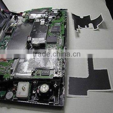 High Transfer Graphite Film 1400-1500W/mk Thermal Conductivity With PET Film and Glue photo-2
