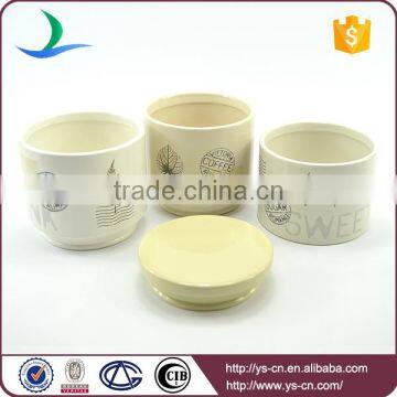 2015 Newest Product Simple Decal 3sets Storage Jars for Sale photo-4