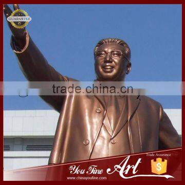 Outdoor Decoration Speech Bronze Male Sculpture photo-2