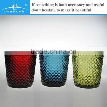 wholesale colored glass tumbler