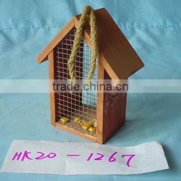 Decorative hanging Wood Bird Feeders wholesale