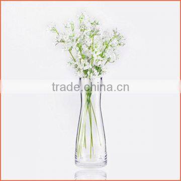 High quality cheap clear glass vase for home decoration