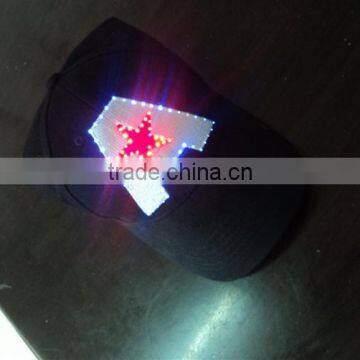 2017 hot sale led flashing baseball cap