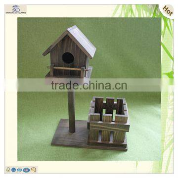 Popular Delicate House Garden Shape Display Wooden Wine Box