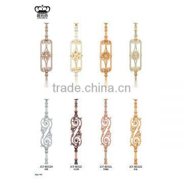 Luxury Design Decorative Color Coated Aluminum Indoor Railing Stair Baluster photo-6