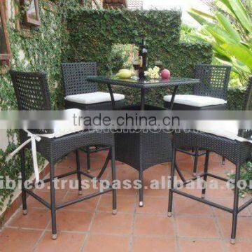 Outdoor garden bar set