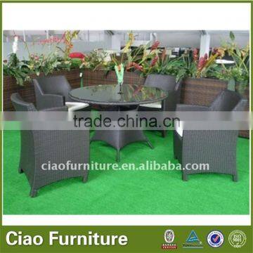 Newest Outdoor Garden Dining Set UV-proof Rattan Dining Set photo-3