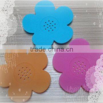 2015 Hot Sell Cartoon Silicone Soap Mat Flower-shaped&pattern Design photo-3