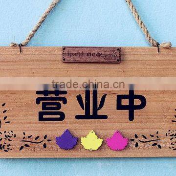 2015 Creative Decoative Wood Door Hanger/doorplate for Birth Gift/home Accessories photo-4