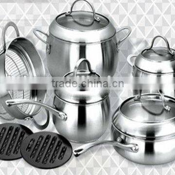 NEW ARRIVING STAINLESS STEEL COOKING POT SETS OF HIGH QUALITY AND LOW PRICE