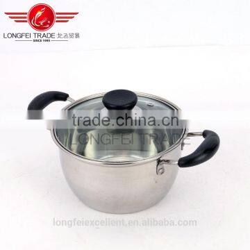 Insulation Handle High Quality Houseware Cheap Stainless Steel Cooking Pot Set/camping Pot photo-2