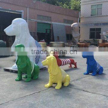 FRP Dog Sculpture Figure Statue photo-5
