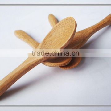 Cute mini kids tasting spoon bamboo scoop