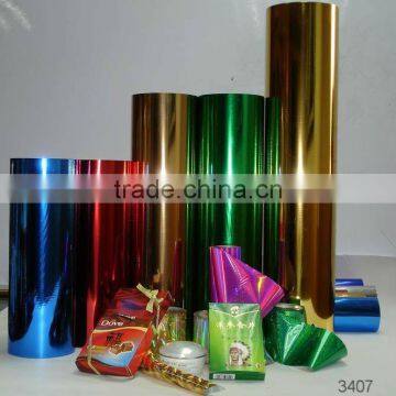 High quality colorful metalized film