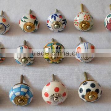 Latest Mix Design Unique Hand Painted Drawer Knobs photo-2