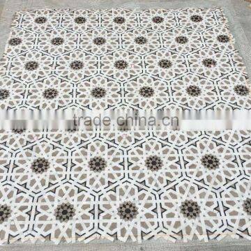 OYMP-085 Marble Mosaic Flower Pattern Flooring