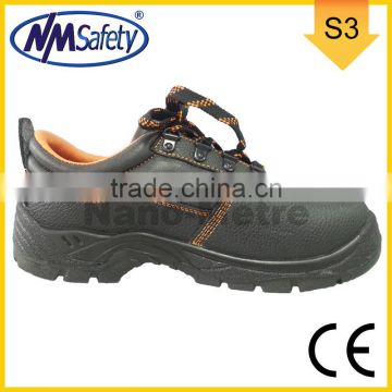 NMSAFETY CE safety shoes black safety shoes SB steel to safety shoe