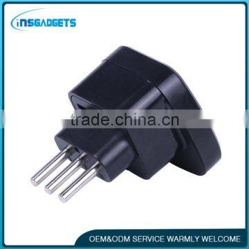 China 2016 New Products 10/16A Black Plug Converter Travel Adapter for Italy photo-2