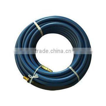 abrasion resistance braided pu tube cyan coiled hose 12mm*8mm 50m/roll used for industry for braid tube