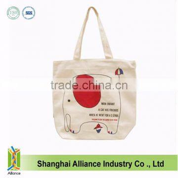 Wholesale Promotional Shopping Reusable Tote Plain White Cotton Bag photo-5