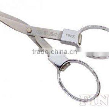 3.75" Chrome-Plated Color Safety Folding Scissors