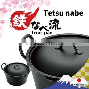 Easy to use purposed-designed cast iron cookware pot made in Japan