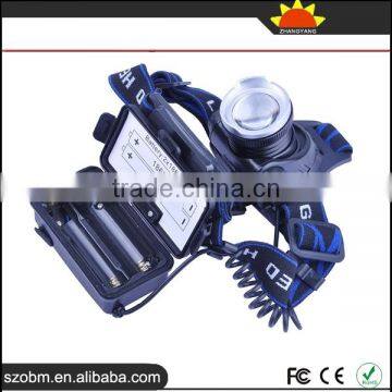 1 LED 1600 Lumens White Light Most Powerful Ultra Bright Rechargeable Aluminum Miner LED Headlamps photo-2