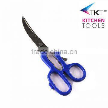 High quality plastic handle chicken bone kitchen scissors