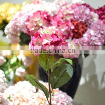 silk decorative bridal party centerpieces wholesale artificial hydrangea flowers