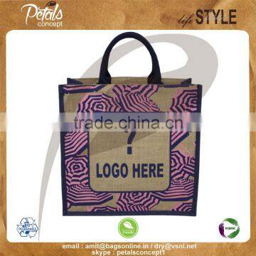 PP Laminated Jute Bags Wholesale - Jute From Petals Concept - Promoted at - Made in India photo-2