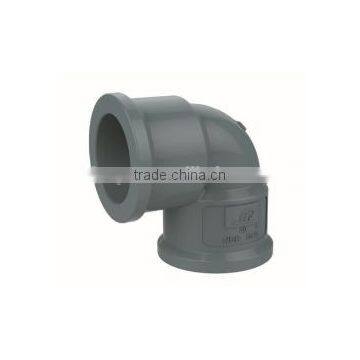 HIGH QUANLITY 90 DEG ELBOW OF PVC DIN STANDARD FITTINGS FOR WATER SUPPLY