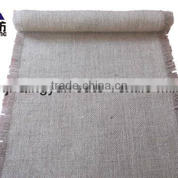 30cm*300cm Natural Burlap Runner Raw Edge on Small Rolls