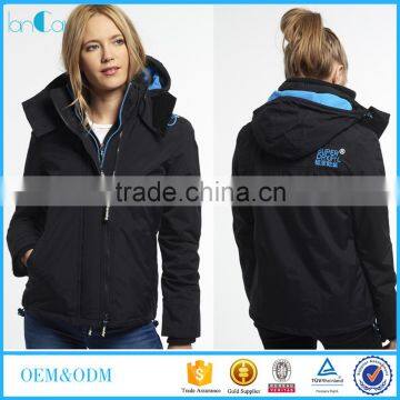 2016 Winter custom Pop Zip Hooded Arctic Windcheater Jacket LC80490-S