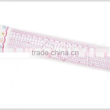 Kearing Sandwich Printing 1.2mm Thick 20cm&8" Flexible Plastic Ruler for Sewing Garment Measurement #B-56 photo-4